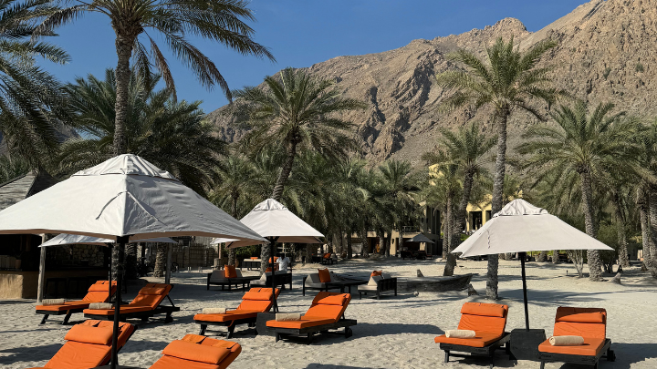 Transats de plage Six Senses Zighy Bay Oman