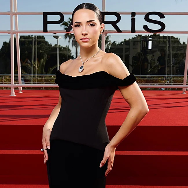 Angela Mármol au Festival de Cannes.