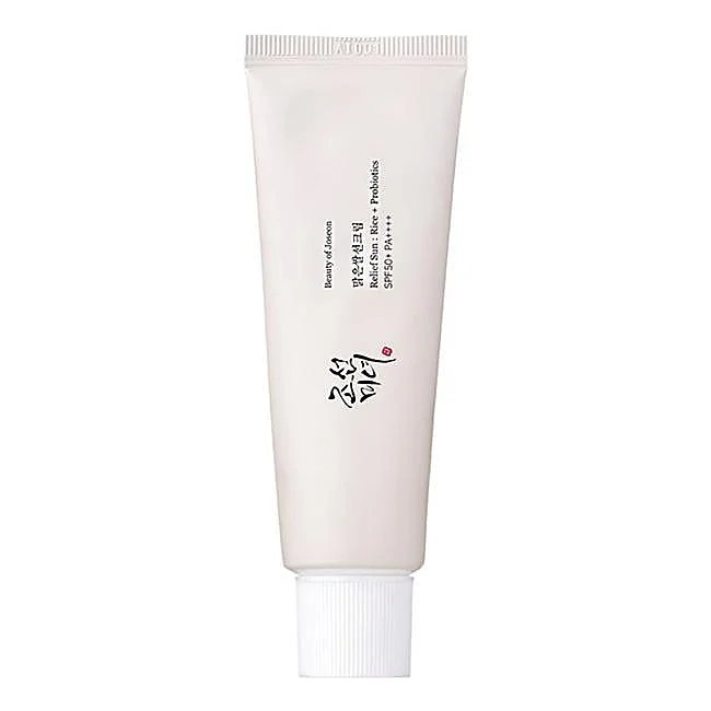 Beauté du riz solaire Joseon Relief + probiotiques SPF50+.