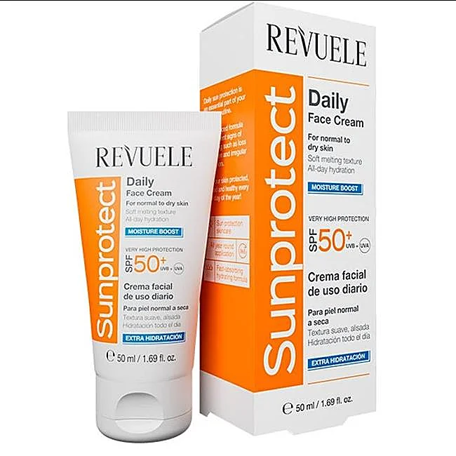 Revuele Crème Solaire Quotidienne Visage SPF 50+
