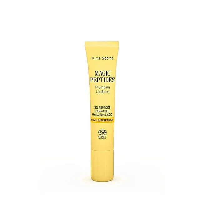 Baume à lèvres repulpant aux peptides magiques d'Alma Secret.