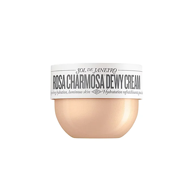 Crème rosée Rosa Charmosa de Sol de Janeiro.