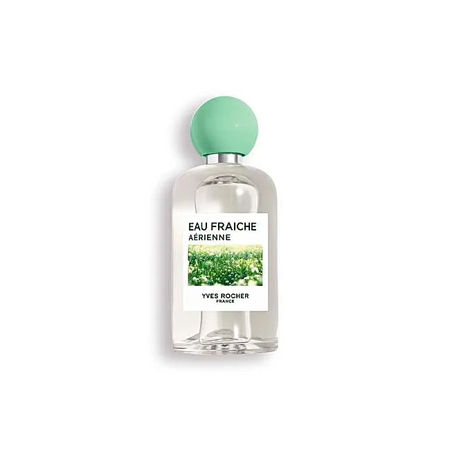 Eau Fraîche Menthe et Cèdre d'Yves Rocher.