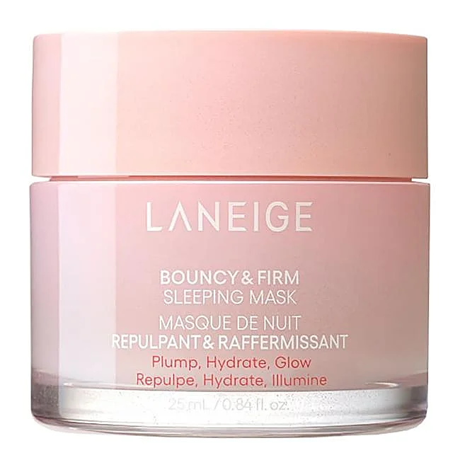 Masque de nuit rebondissant et ferme Laneige.