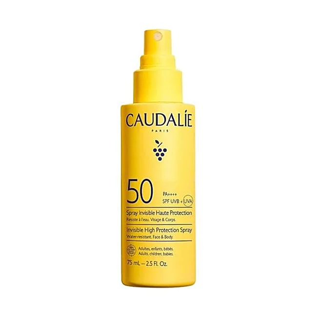 Caudalie Spray Invisible Haute Protection SPF50.