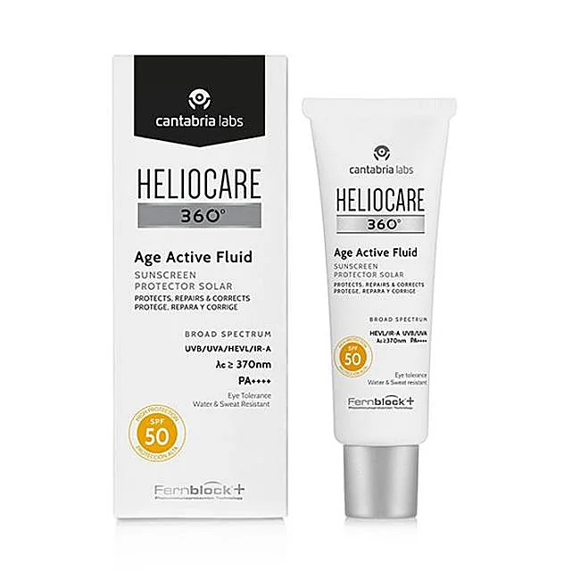Heliocare 360º Age Fluide Actif SPF50.