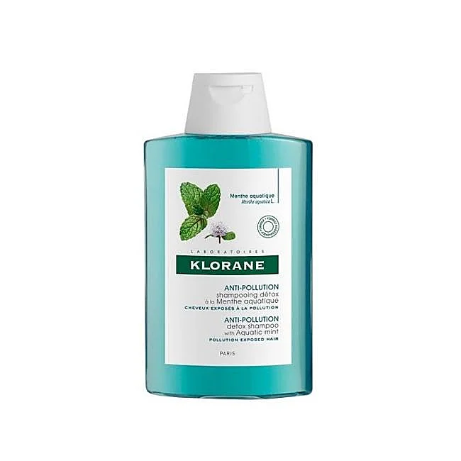 Klorane Shampoing Micellaire Détox à la Menthe Aquatique.