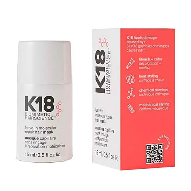 Masque réparateur moléculaire sans rinçage K18.