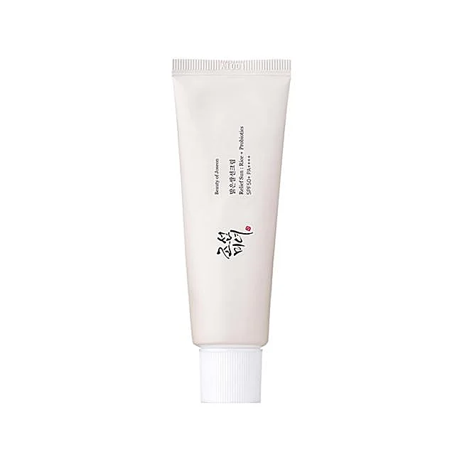 Crème solaire Relief Sun Rice + Probiotiques SPF50+ de Beauty of Joseon