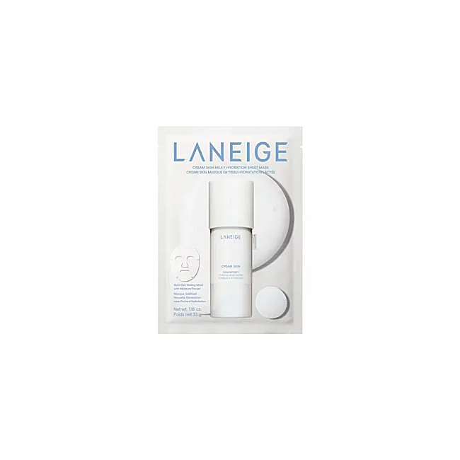 Masque en feuille d'hydratation lactée Laneige Skin.