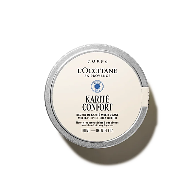 Le beurre de karité Multi-usages L'Occitante est formulé avec des ingrédients 100% naturels (39 euros).