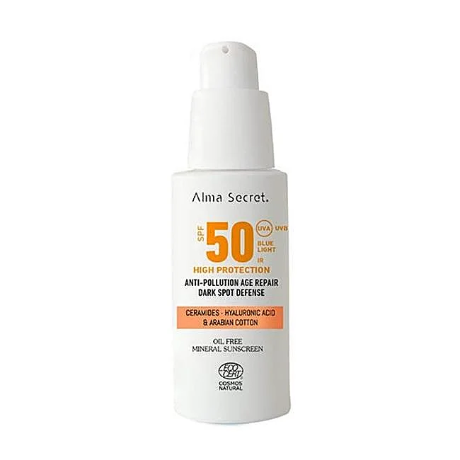 Visage Solaire Alma Secret Naturel SPF50.