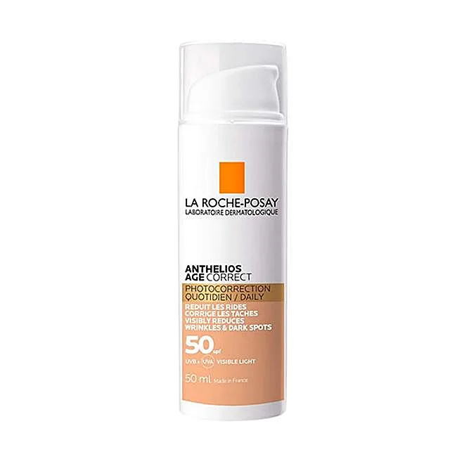 La Roche-Posay Anthelios Age Correct Color SPF50.
