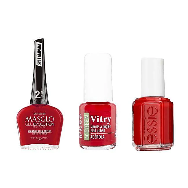 Vernis à ongles rouges préférés.