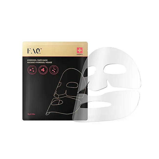 Masque facial hydrogel pour peau de verre de Faq.