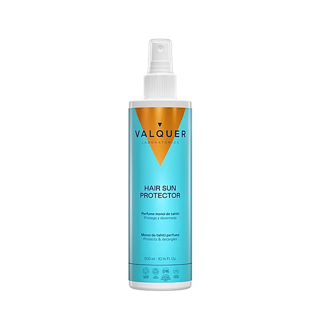 Crème solaire capillaire à la vitamine B5 des Laboratoires Valquer.