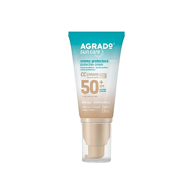 CC Crème Visage SPF50+ d'Agrado.