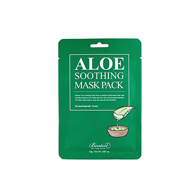 Masque apaisant à l'aloe vera par Benton.