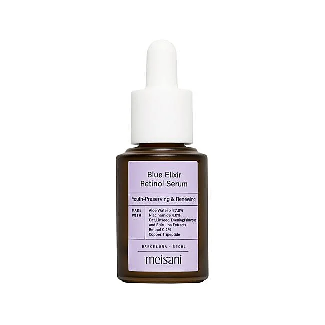 Sérum au rétinol Meisani Blue Elixir.