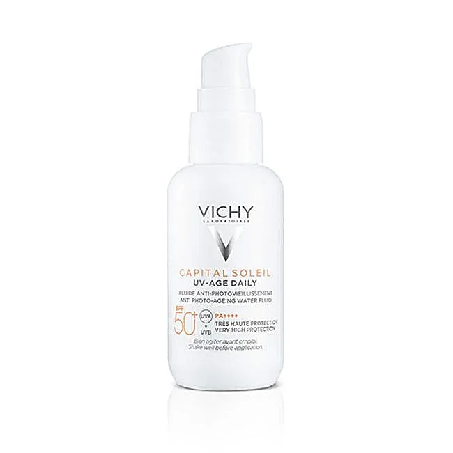 Vichy UV-AGE Quotidien SPF50+.