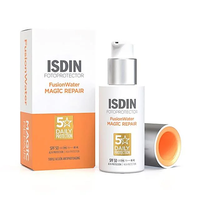 ISDIN Fusion Eau MAGIQUE Réparation SPF50.