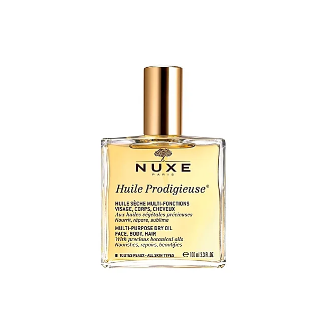 Huile Prodigieuse de Nuxe.