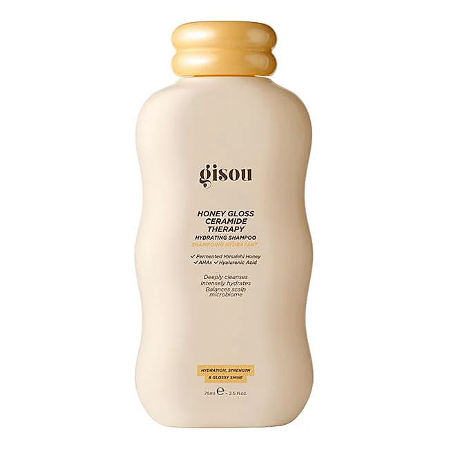 Shampooing thérapeutique aux céramides Gisou Honey Gloss.