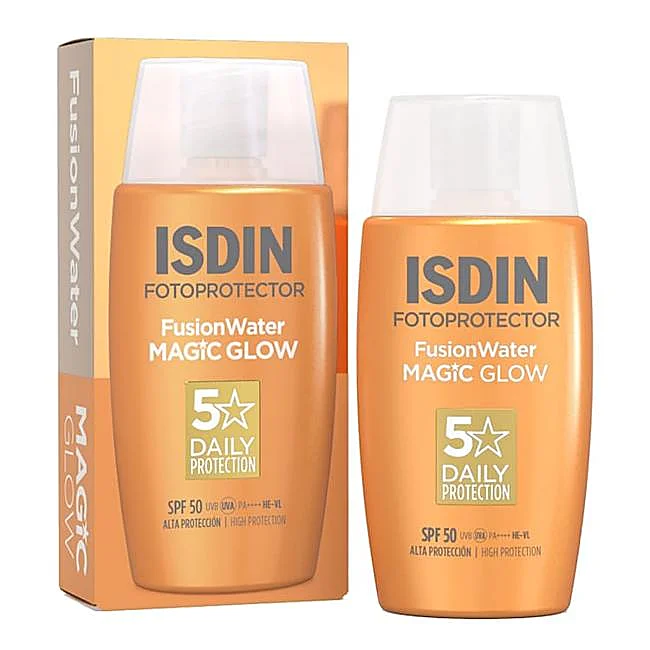 ISDIN Fusion Eau Magique Glow SPF50.