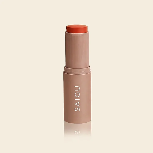 Blush fondant Mediterranean Glow de Saigu Cosmetics.