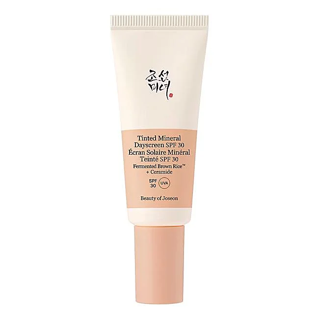 Beauty of Joseon Écran de jour minéral teinté SPF 30 Riz brun fermenté + Écran solaire céramide