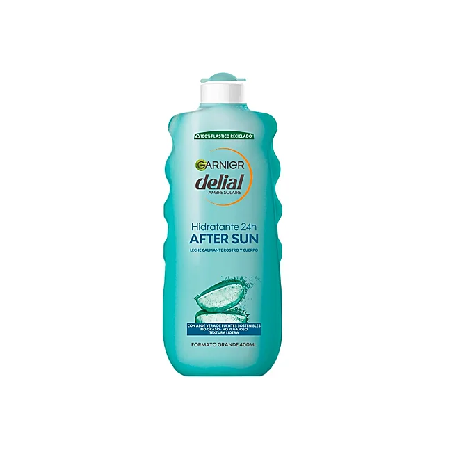 Lait Apaisant Après Soleil à l'Aloe Vera de Delial.