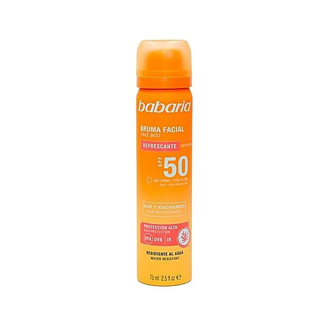 Brume Faciale Babaria SPF50.
