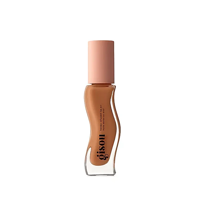 Huile pour les lèvres infusée au miel Sticky Toffee par Gisou.