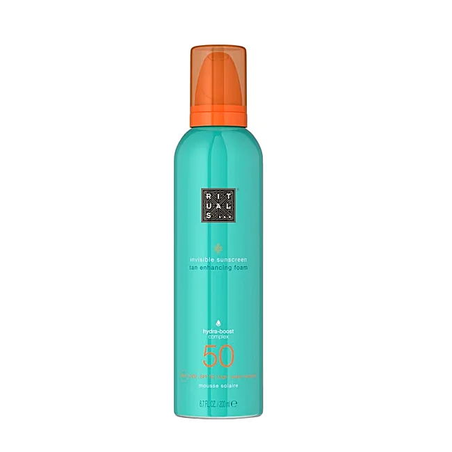 Protection solaire moussante SPF50 de Rituals.