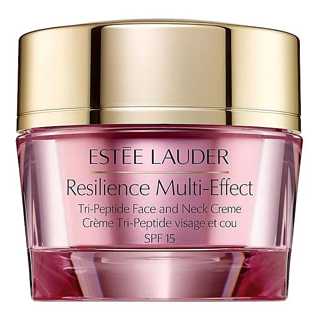 Crème tri-peptide multi-effets pour le visage et le cou Resilience d'Estée Lauder.