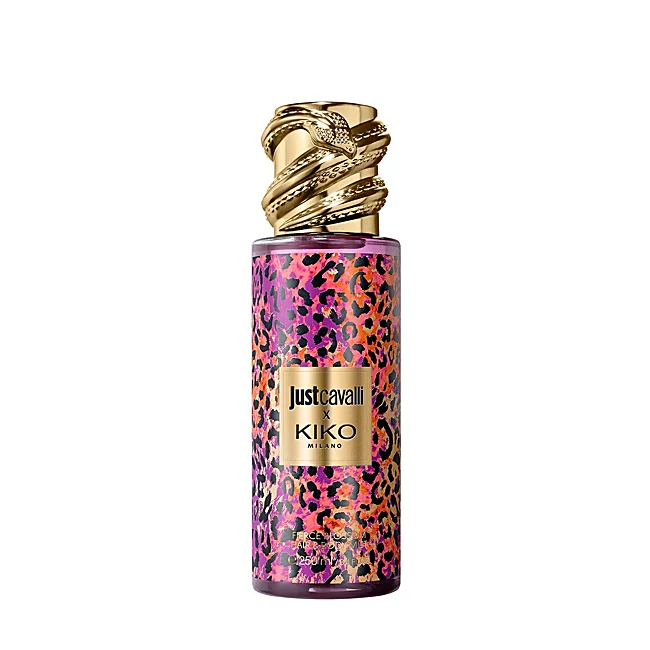 Brume parfumée Fierce Blossom de Just Cavalli x Kiko Milano.