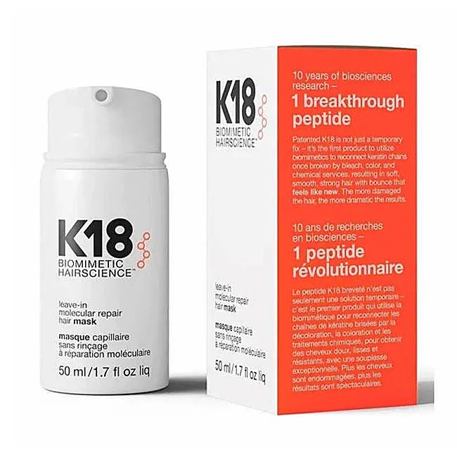 Masque capillaire réparateur moléculaire sans rinçage K18.