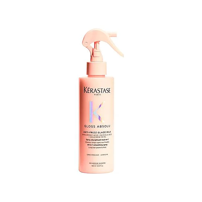 Spray sans rinçage Kérastase Anti-frizz Glaze.