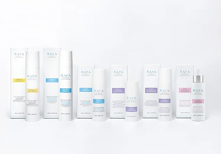 Produits cosmétiques dermatologiques Raya.