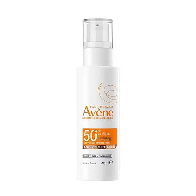 Avène Fluide Anti-Pigmentation SPF50+.