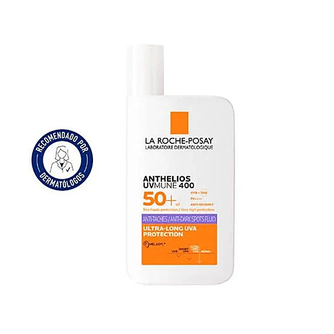 La Roche-Posay Anthelios UVMune 400 Fluide Anti-Taches SPF50+.