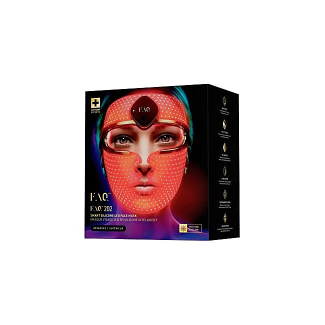 Masque en silicone FAQ™ 202 avec 7 lumières LED + NIR