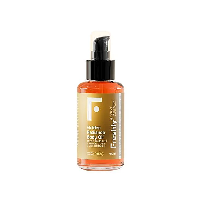 Sérum pour le corps Freshly Cosmetics Golden Radiance Body Oil