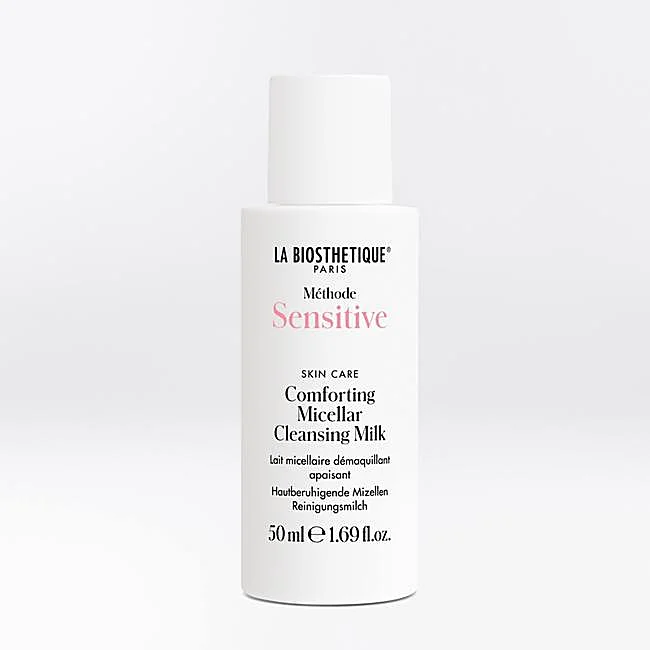 Lait démaquillant micellaire réconfortant de La Biosthetique.