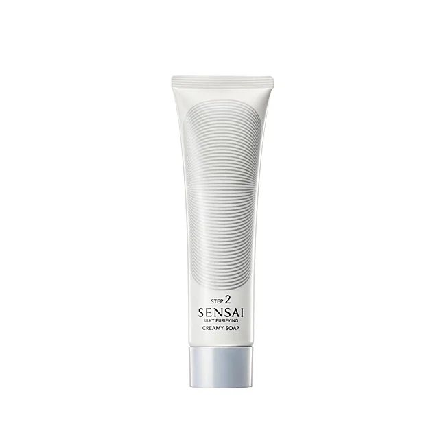 Savon Crémeux Purifiant Soyeux de Sensai.