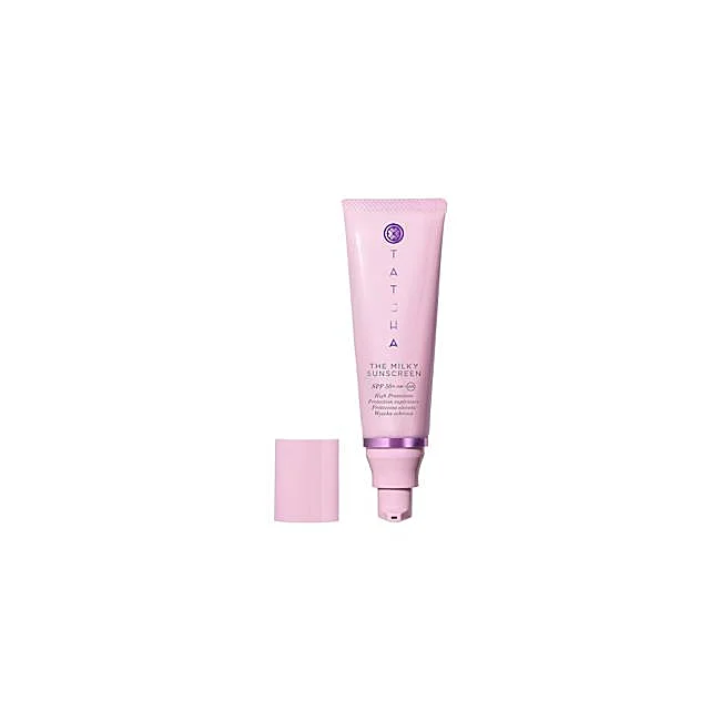 Crème solaire The Milky Sunscreen SPF 50 de Tatcha.