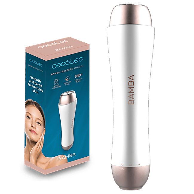 FaceCare Smooth de Cecotec, épilateur facial en acier inoxydable (16,90 euros).