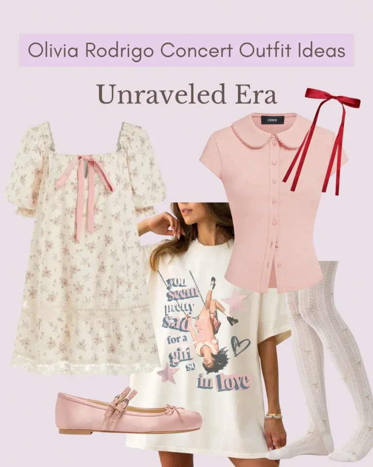 Tenues de concert d'Olivia Rodrigo : que porter pour la tournée Unraveled
