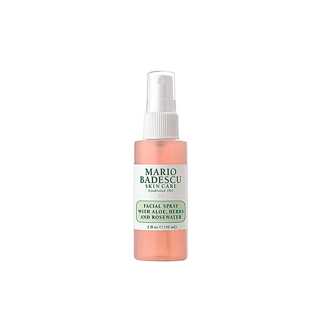 Spray facial à l'aloès, aux herbes et à l'eau de rose de Mario Badescu.