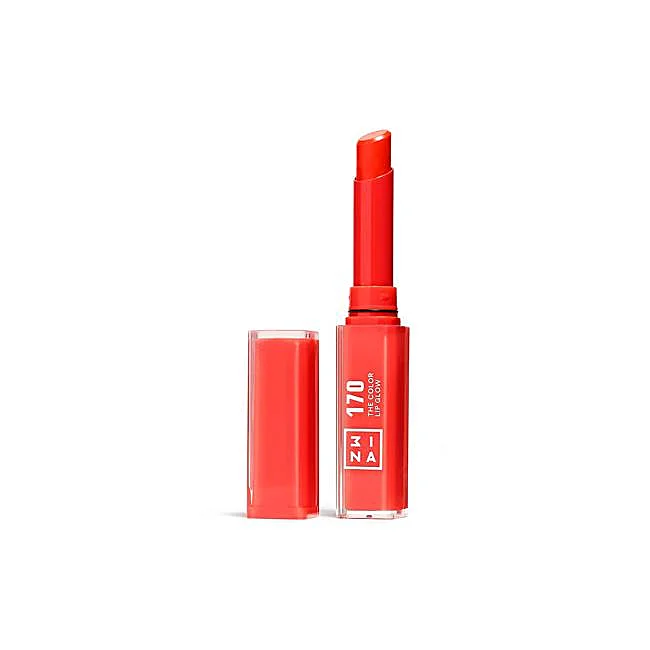 Rouge à lèvres hydratant au fini couleur et éclat The Color Lip Glow 3INA.